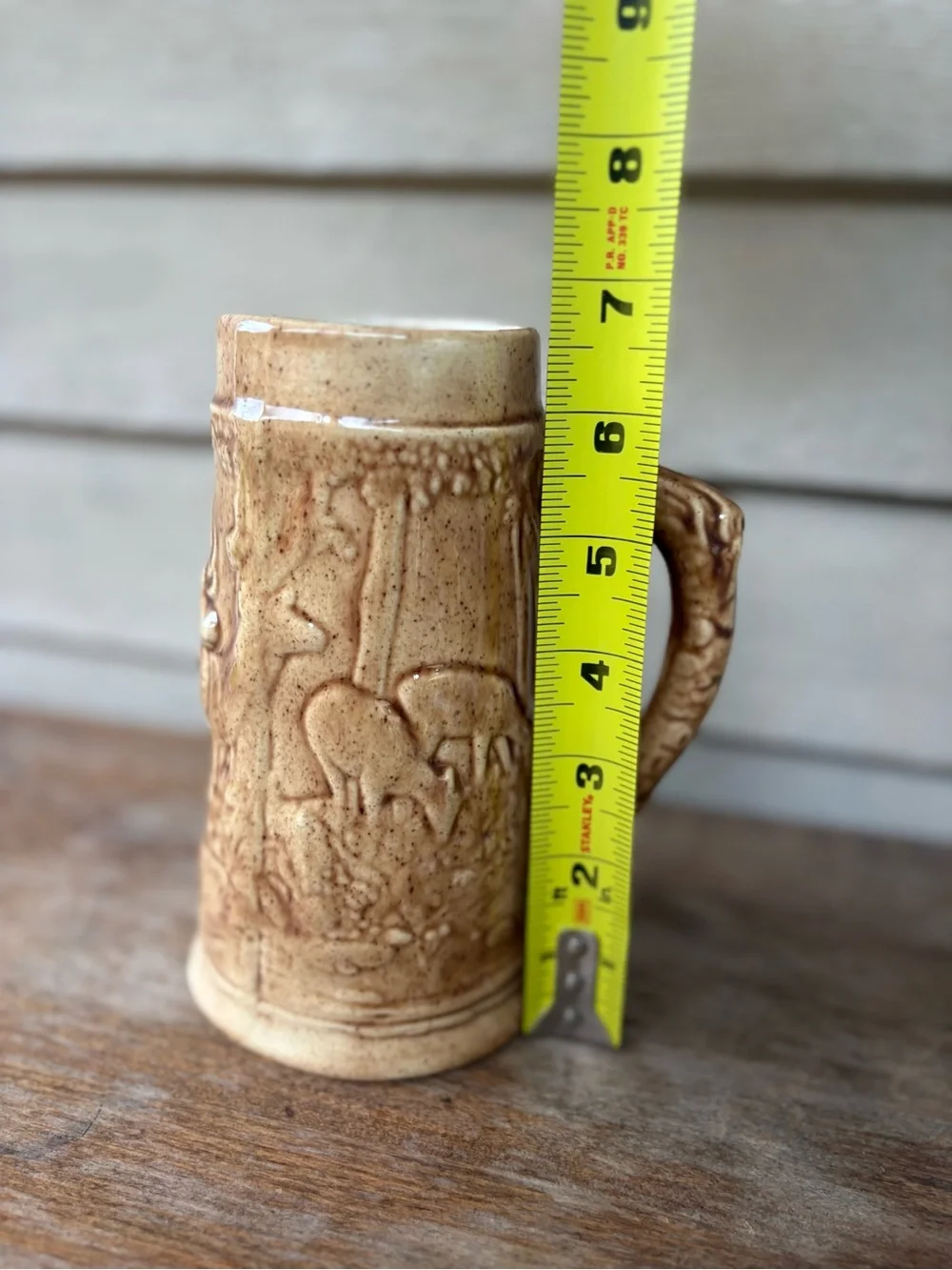 VTG Hull Pottery Alpine Stein (often identified as model H 492) from the 1920s